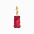 Charm de Osito de Oro rojo con ba&ntilde;o de oro de la colección Charm Club en la tienda online de THOMAS SABO